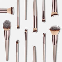 Luxury Champagne Makeup Brushes Set For Foundation Powder Blush Eyeshadow Concealer Lip Eye Make Up Brush Cosmetics Beauty Tools