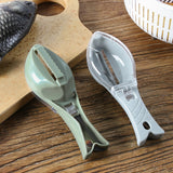Scraping Scales with Lid Fish Scrap Manual Fish Scraping Kitchen Tools 3 Color Sharp Enhanced Plastic Blades Easy to Wash Clear