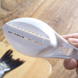 Scraping Scales with Lid Fish Scrap Manual Fish Scraping Kitchen Tools 3 Color Sharp Enhanced Plastic Blades Easy to Wash Clear