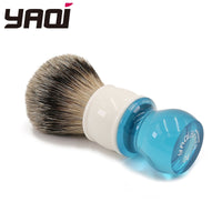 Yaqi 24mm Aqua Highmountain Silvertip Badger Hair Shaving Brush