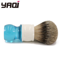 Yaqi 24mm Aqua Highmountain Silvertip Badger Hair Shaving Brush