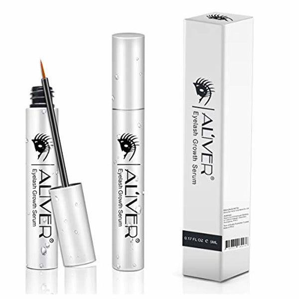 Eyelash Growth Serum, Natural Eyebrow Enhancer, Brow & Lash Enhancing Formula for Longer, Thicker Eyelashes and Eyebrows 5ML