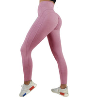 Sexy Push Up Leggings Women Workout Clothing High Waist Leggins Female Breathable Patchwork Fitness Pants ladies Gym Sports